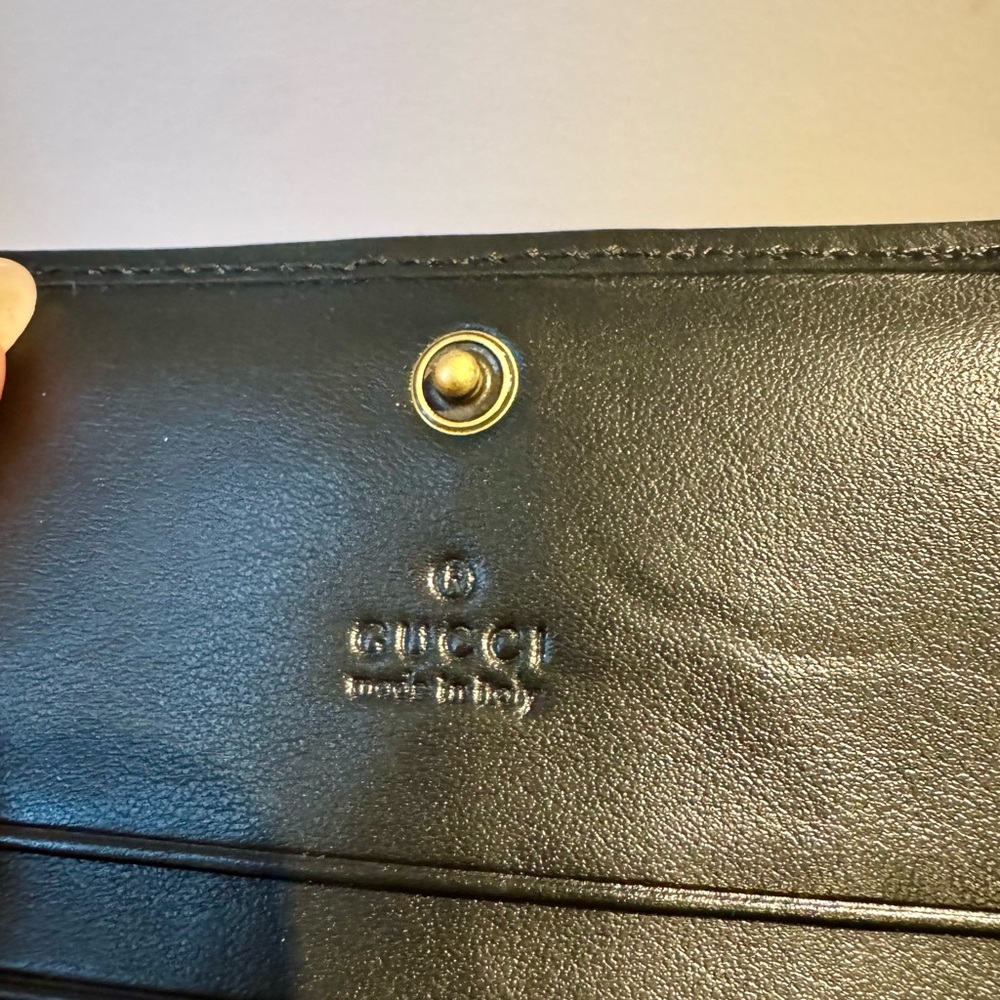 Gucci Black Marmont Card Case Holder - Picture 10 of 15